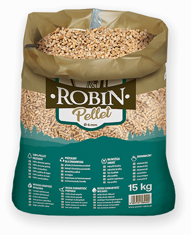 worek pelletu opałowego Robin do kupienia w Mikołowie lub sklepie internetowym